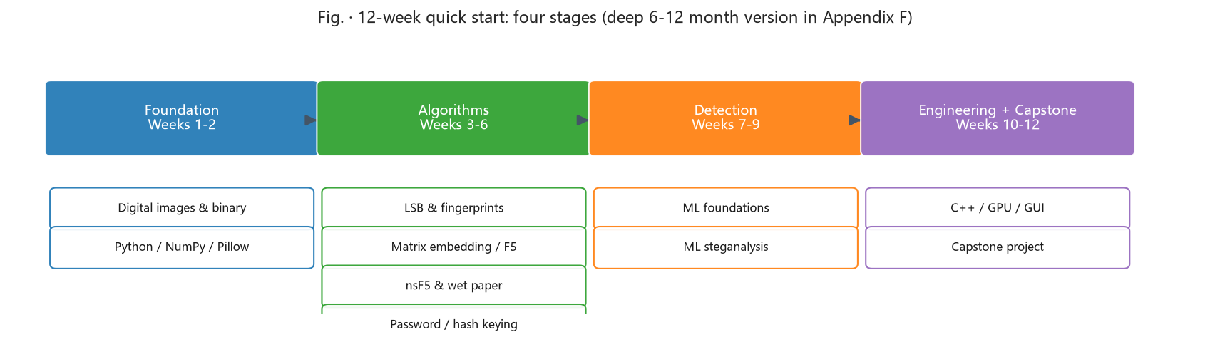 Fig. - 12-week quick start: four stages