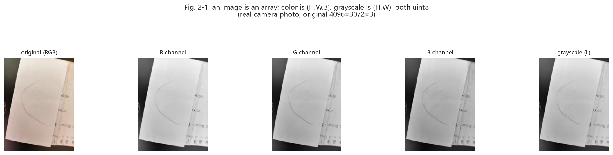 Fig. 2-1 image = array